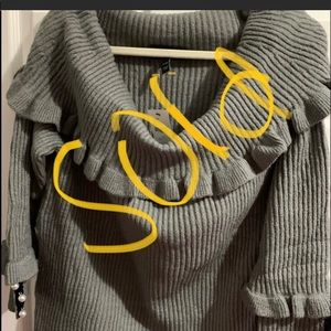 Off the shoulder sweater